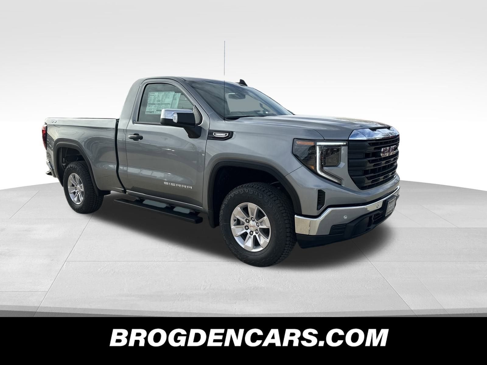 Sterling Metallic 2026 GMC Sierra 1500 Pro Regular Cab 4WD Pickup Truck Four-Wheel Drive Automatic