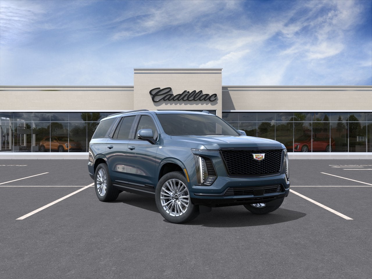 Deep Sea Metallic 2026 Cadillac Escalade SUV / Crossover Rear-Wheel Drive Automatic