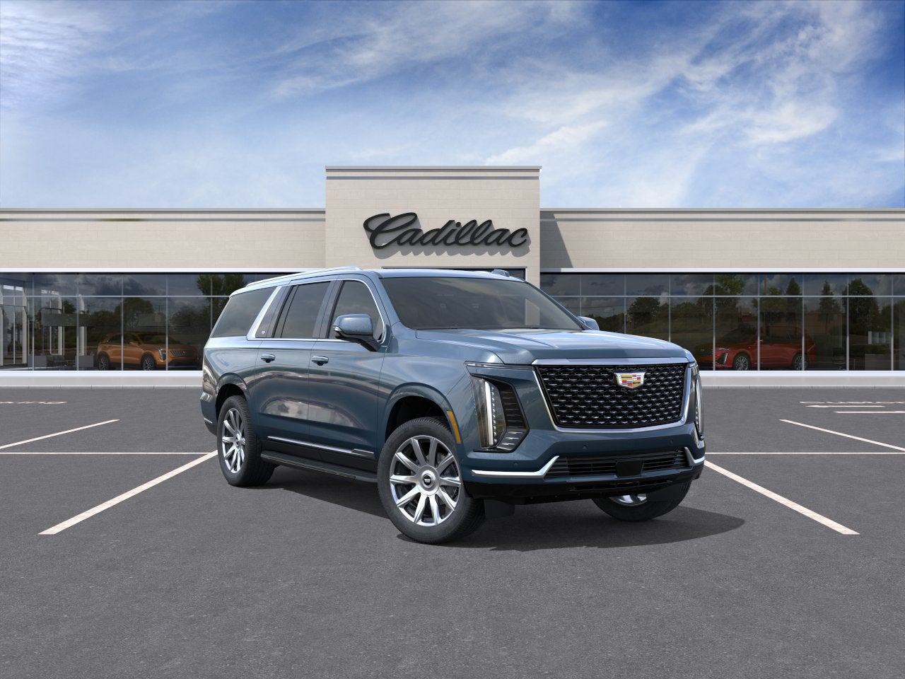 Deep Sea Metallic 2026 Cadillac Escalade ESV SUV / Crossover Rear-Wheel Drive Automatic