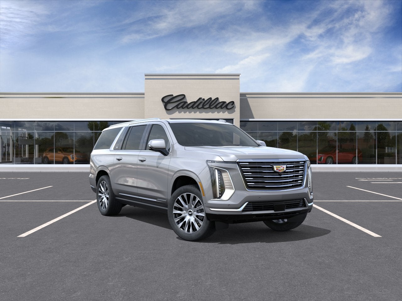 Argent Silver Metallic 2026 Cadillac Escalade ESV SUV / Crossover Rear-Wheel Drive Automatic