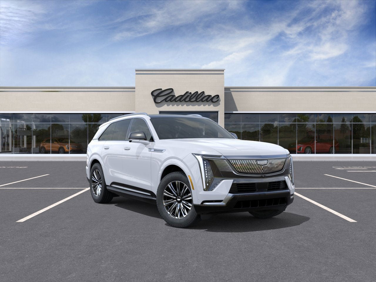 Vibrant White Tricoat 2026 Cadillac Escalade IQ SUV / Crossover All-Wheel Drive Automatic