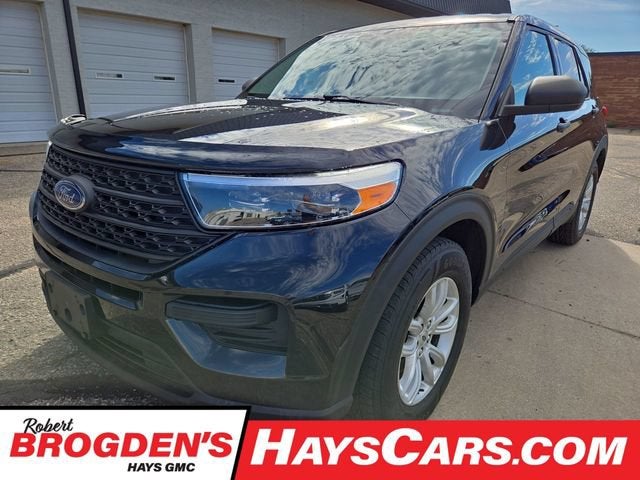 Black 2021 Ford Explorer SUV / Crossover Rear-Wheel Drive Automatic