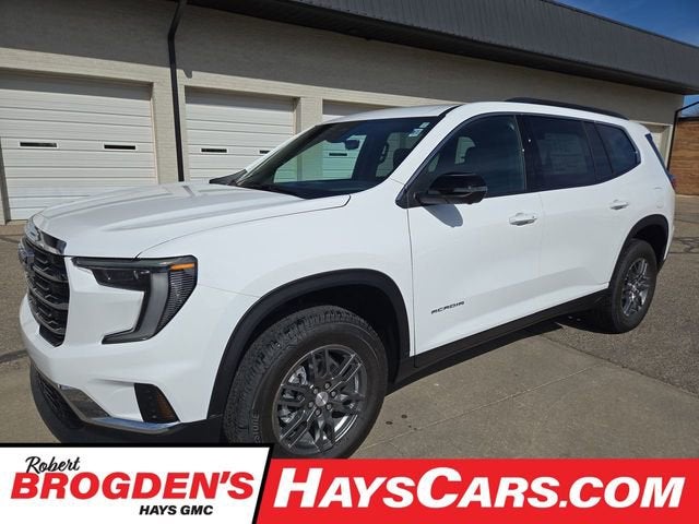 Summit White 2026 GMC Acadia SUV / Crossover Front-Wheel Drive Automatic