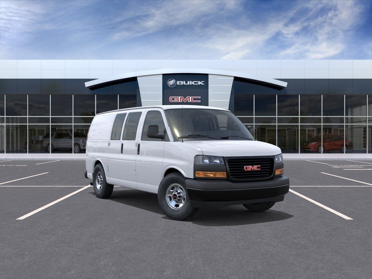 Summit White 2026 GMC Savana Cargo Van Rear-Wheel Drive Automatic