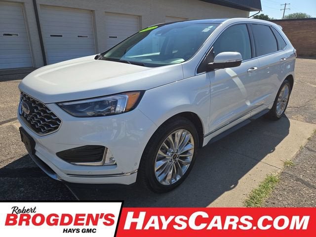 White 2022 Ford Edge SUV / Crossover All-Wheel Drive Automatic