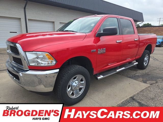 Flame Red Clearco 2017 RAM 2500 SLT Crew Cab 4WD Pickup Truck Four-Wheel Drive 