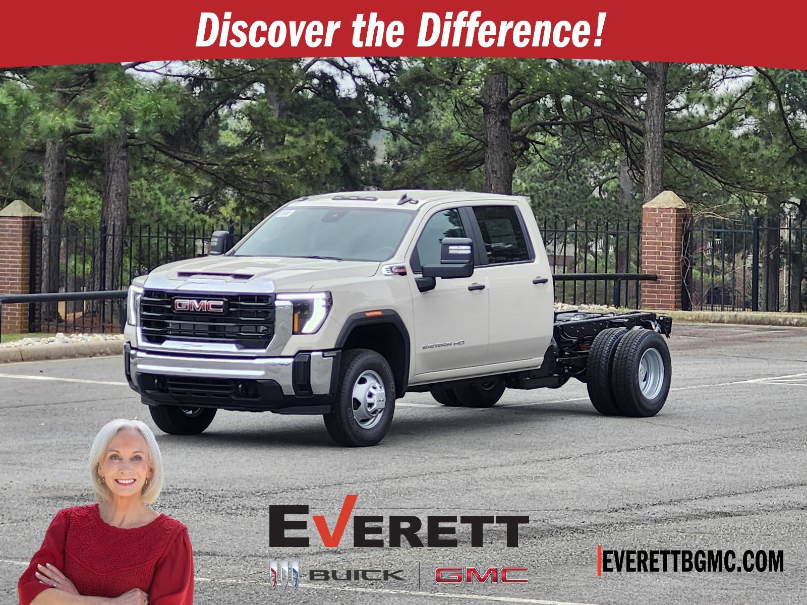 Coastal Dune 2026 GMC Sierra 3500HD Chassis Pickup Truck Four-Wheel Drive Automatic