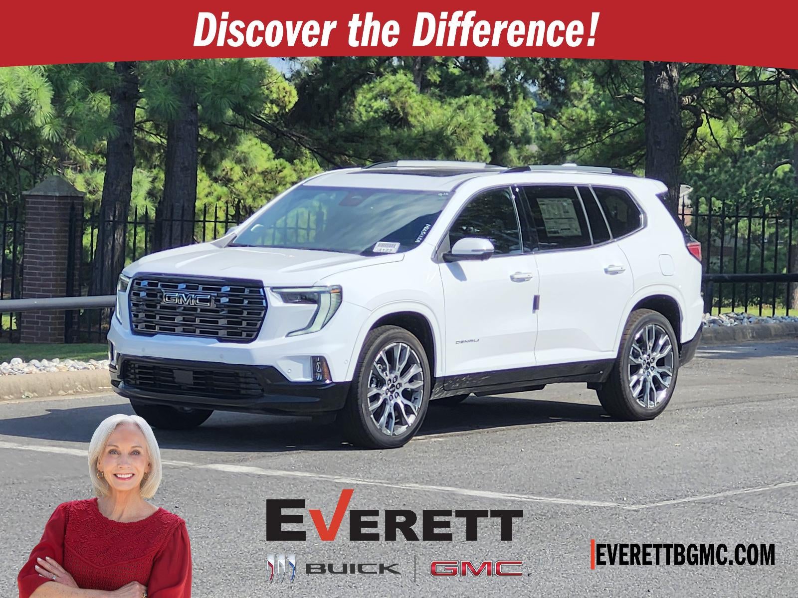 Summit White 2027 GMC Acadia SUV / Crossover Four-Wheel Drive Automatic