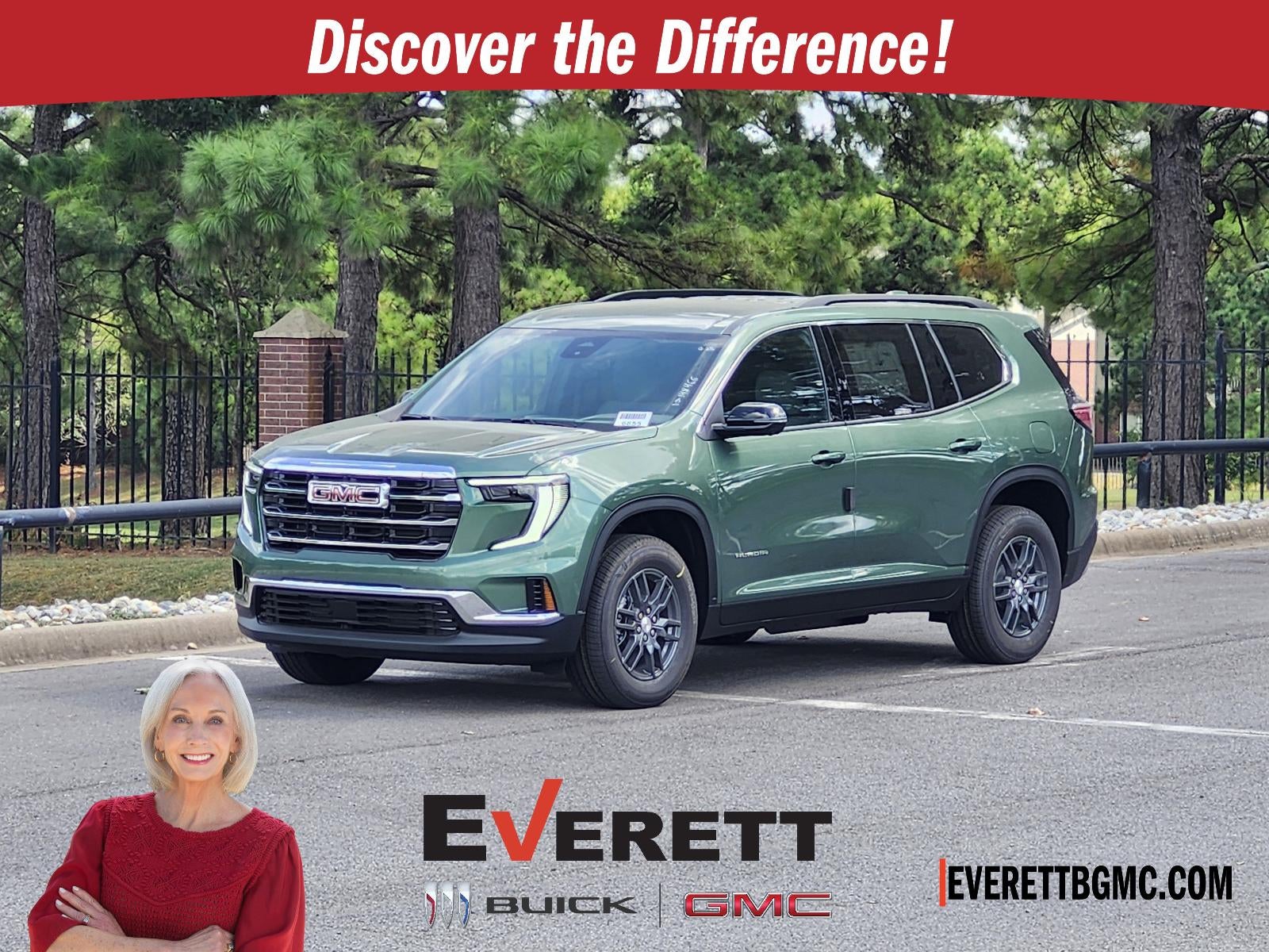 Trailstone Green Metallic 2027 GMC Acadia SUV / Crossover Front-Wheel Drive Automatic