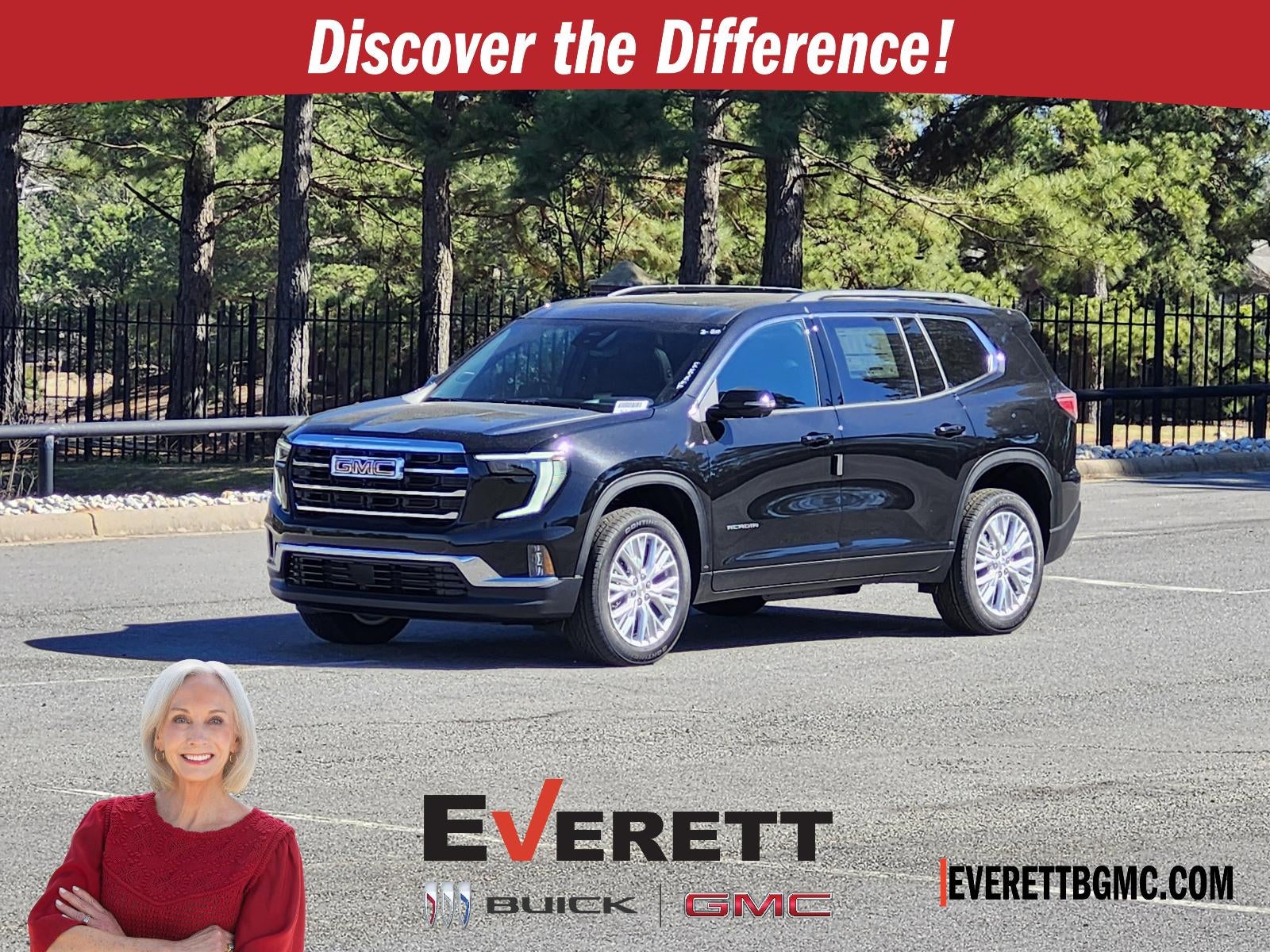 Black (Ebony Twilight Metallic) 2026 GMC Acadia SUV / Crossover Front-Wheel Drive Automatic