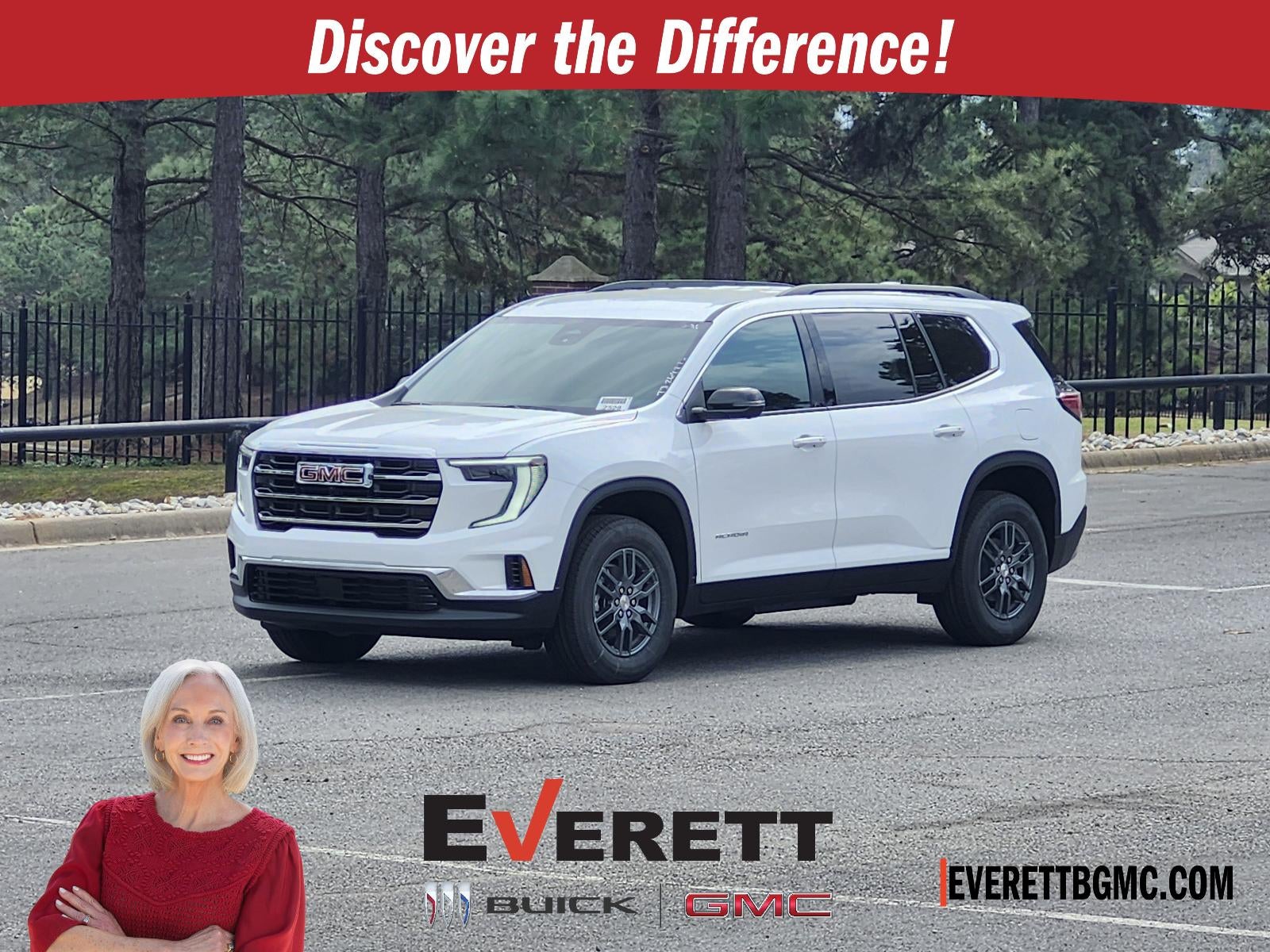Summit White 2026 GMC Acadia SUV / Crossover Front-Wheel Drive Automatic
