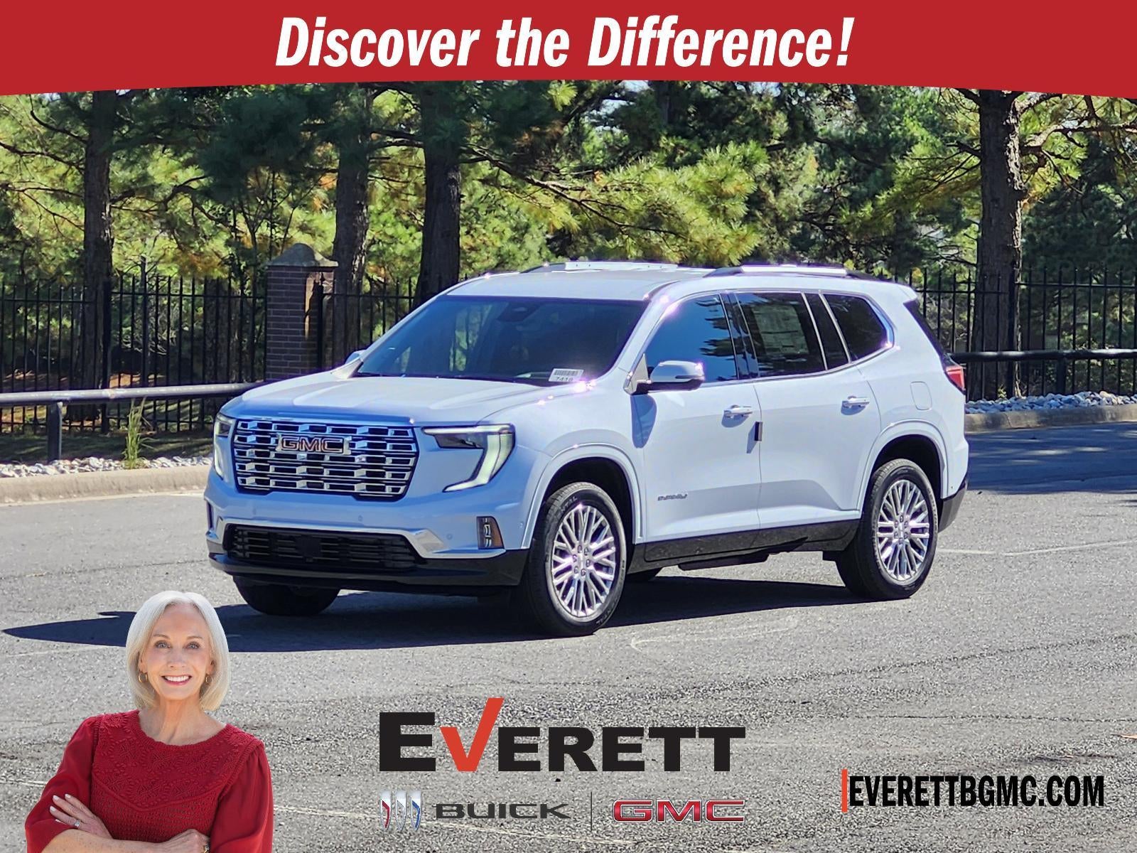 Glacier White Tricoat 2026 GMC Acadia SUV / Crossover Front-Wheel Drive Automatic