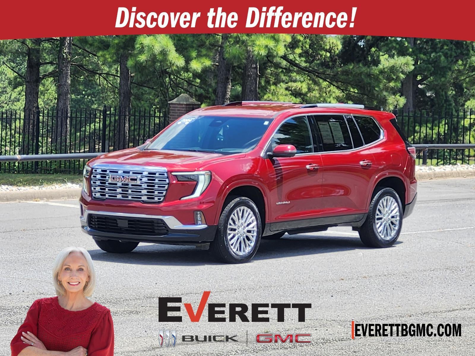 Volcanic Red Tintcoat 2024 GMC Acadia SUV / Crossover Front-Wheel Drive Automatic