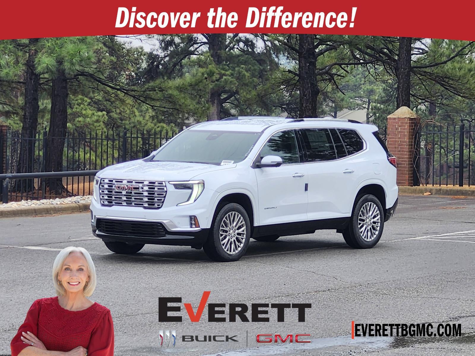 Glacier White Tricoat 2026 GMC Acadia SUV / Crossover Front-Wheel Drive Automatic