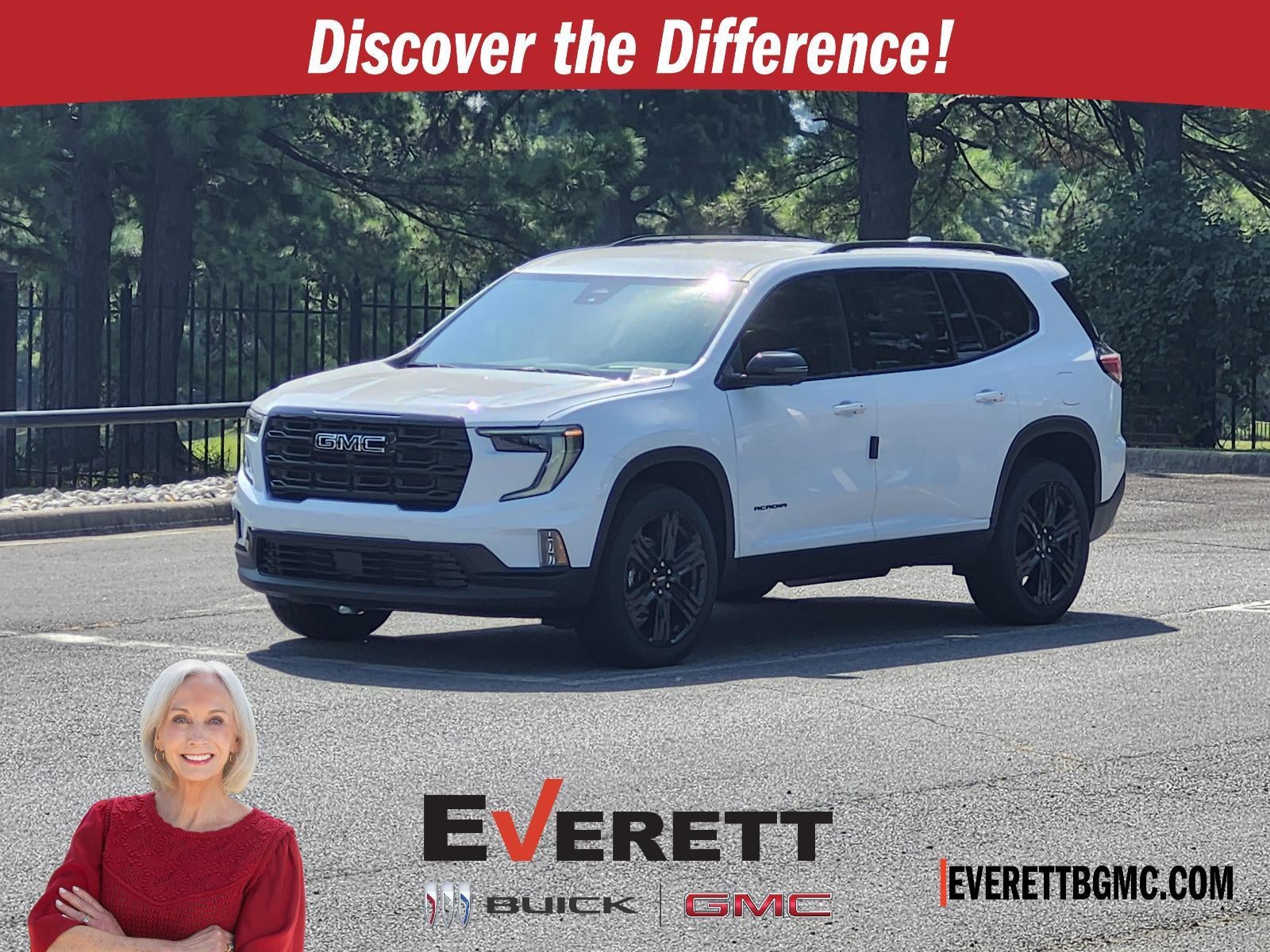 Summit White 2026 GMC Acadia SUV / Crossover Four-Wheel Drive Automatic