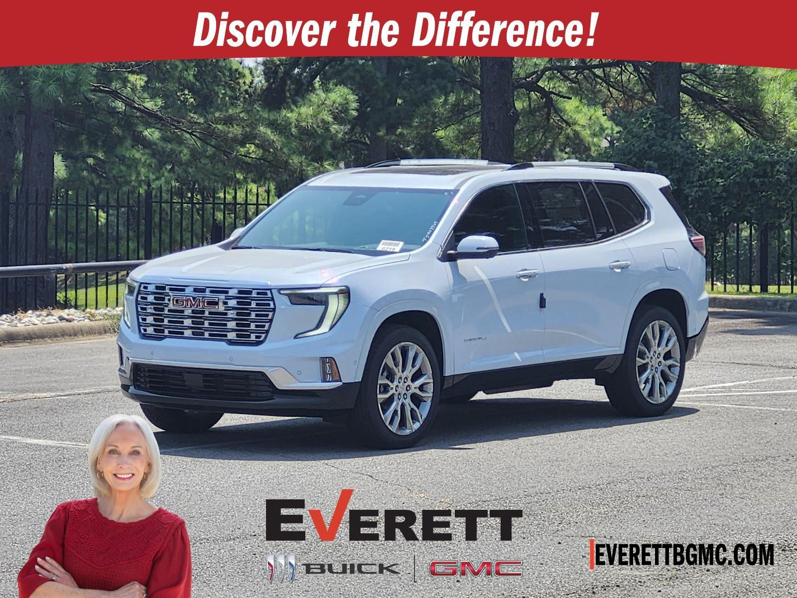 Glacier White Tricoat 2026 GMC Acadia SUV / Crossover Four-Wheel Drive Automatic