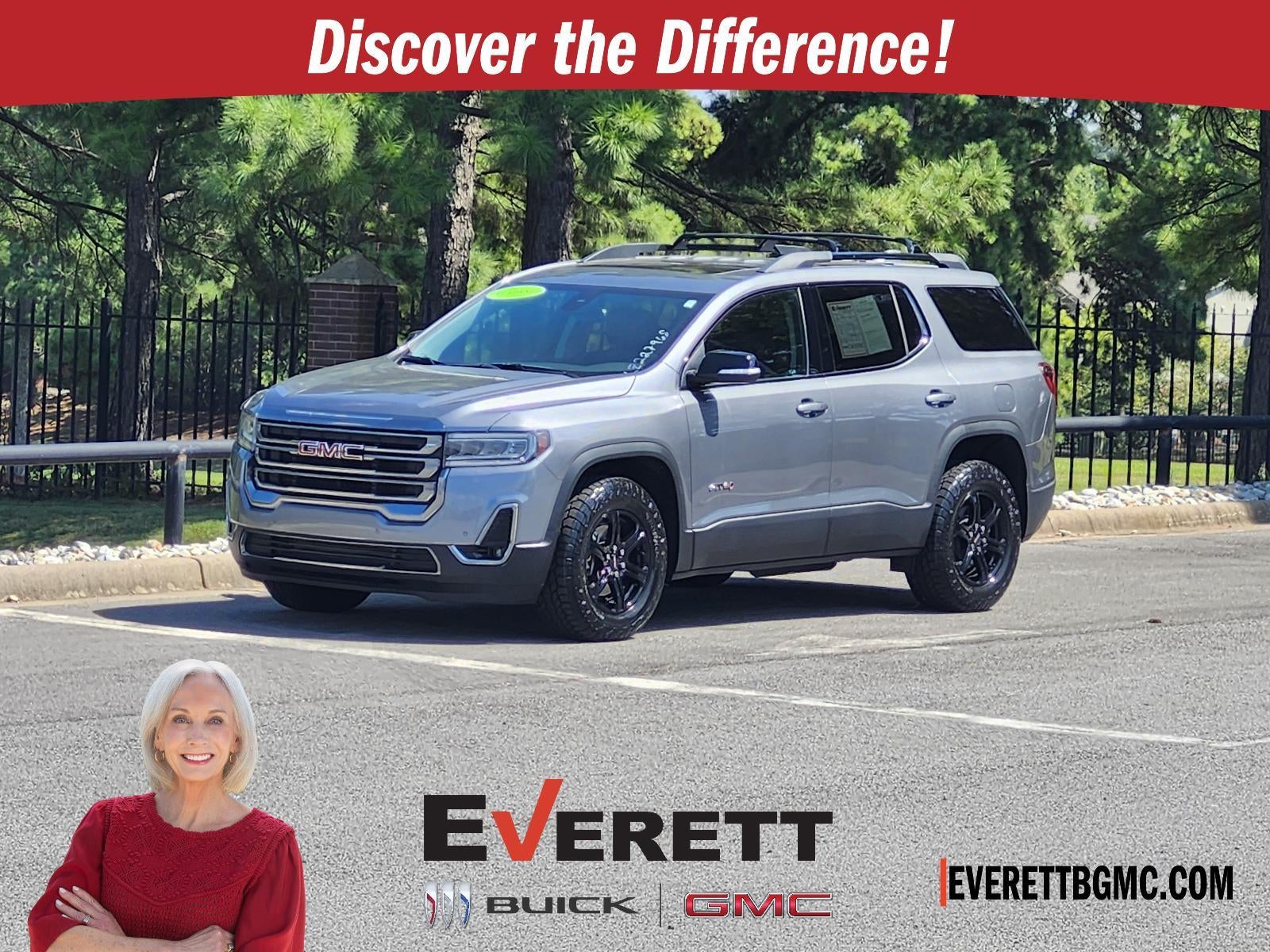 Gray (Satin Steel Metallic) 2020 GMC Acadia SUV / Crossover Four-Wheel Drive Automatic