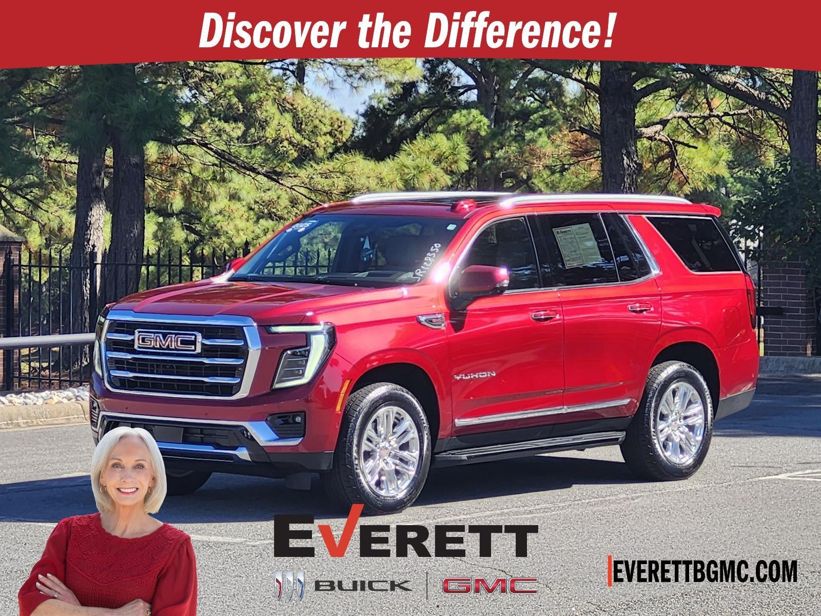 Volcanic Red Tintcoat 2025 GMC Yukon SUV / Crossover Four-Wheel Drive Automatic