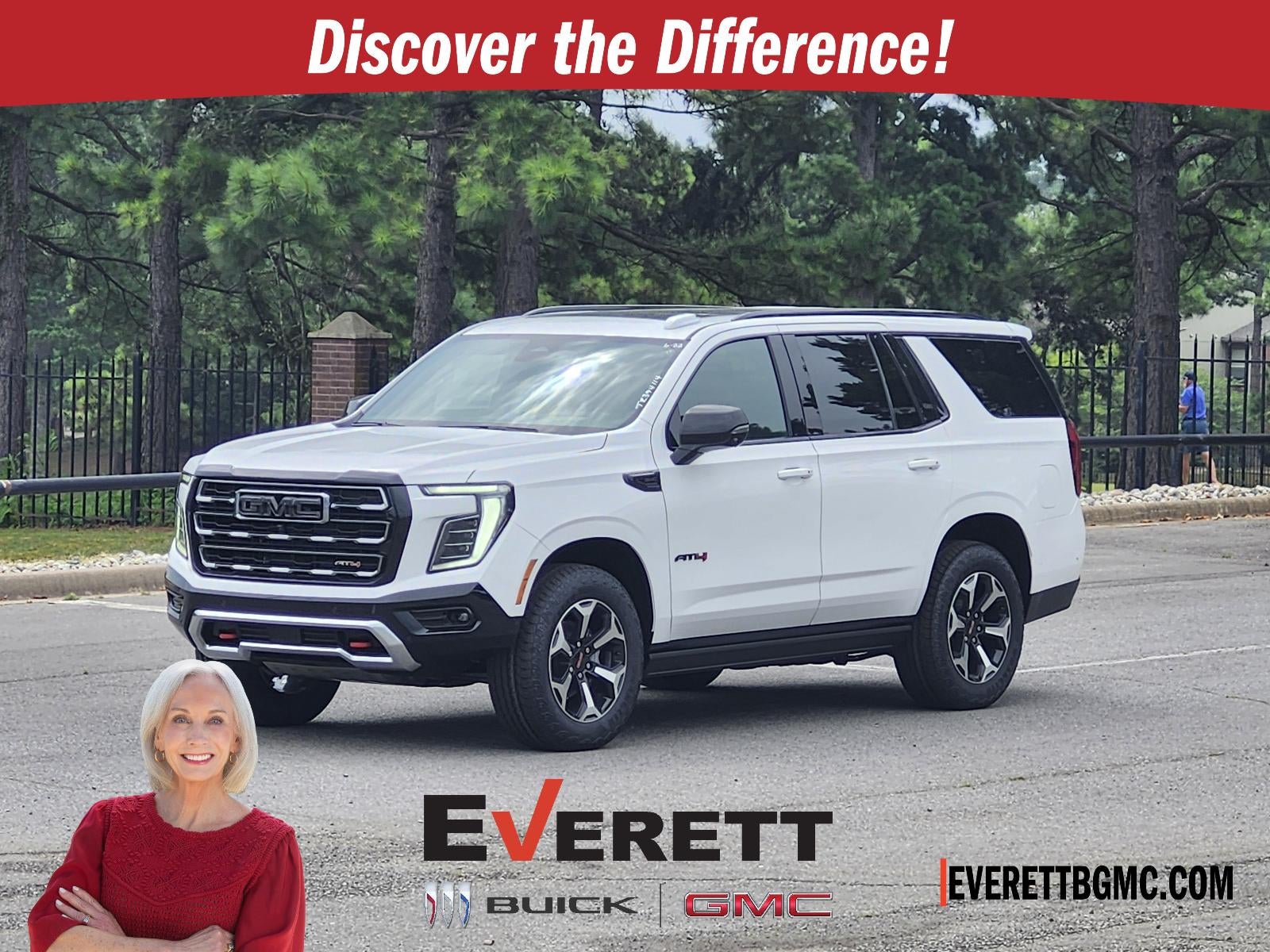 Summit White 2026 GMC Yukon SUV / Crossover Four-Wheel Drive Automatic