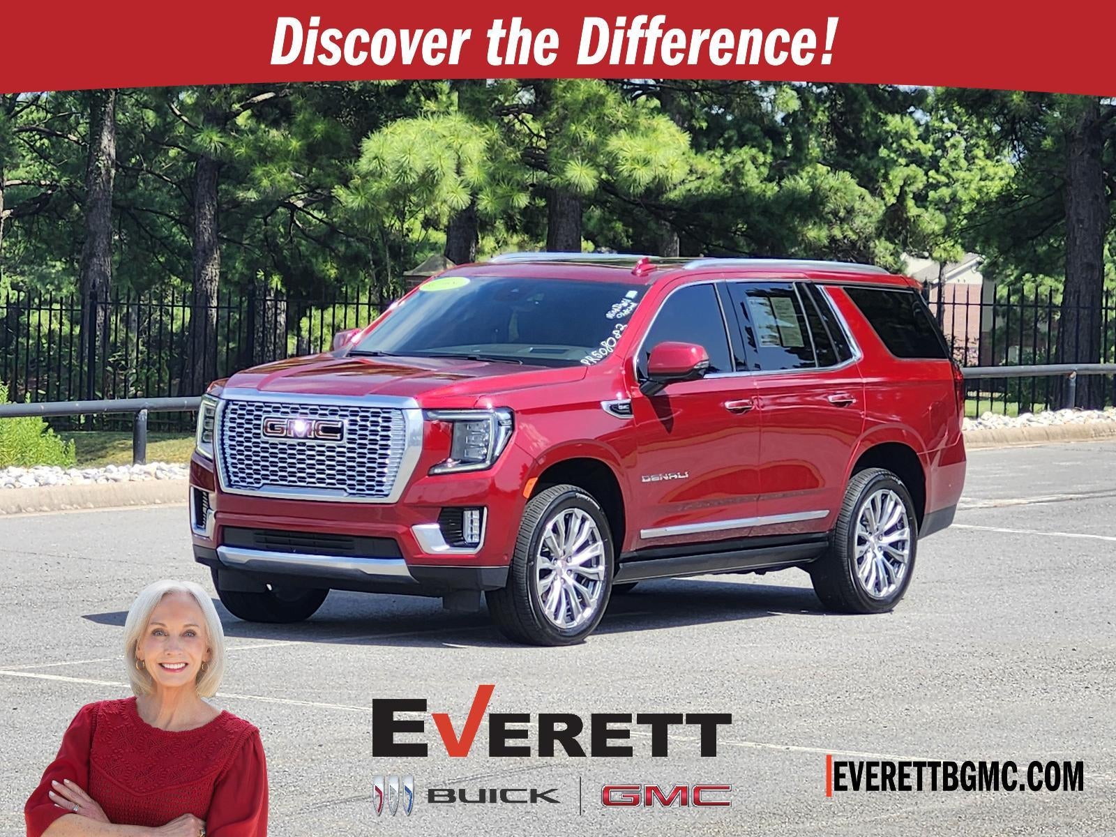 Volcanic Red Tintcoat 2023 GMC Yukon SUV / Crossover Four-Wheel Drive Automatic