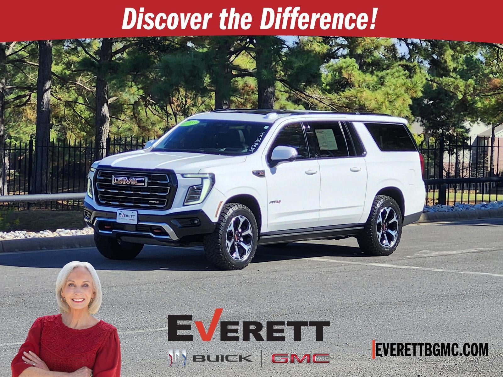 Summit White 2025 GMC Yukon XL SUV / Crossover Four-Wheel Drive Automatic