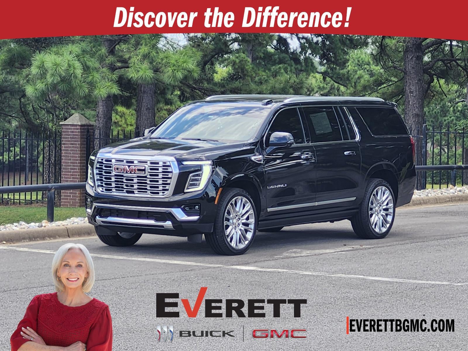 Onyx Black 2025 GMC Yukon XL SUV / Crossover Four-Wheel Drive Automatic