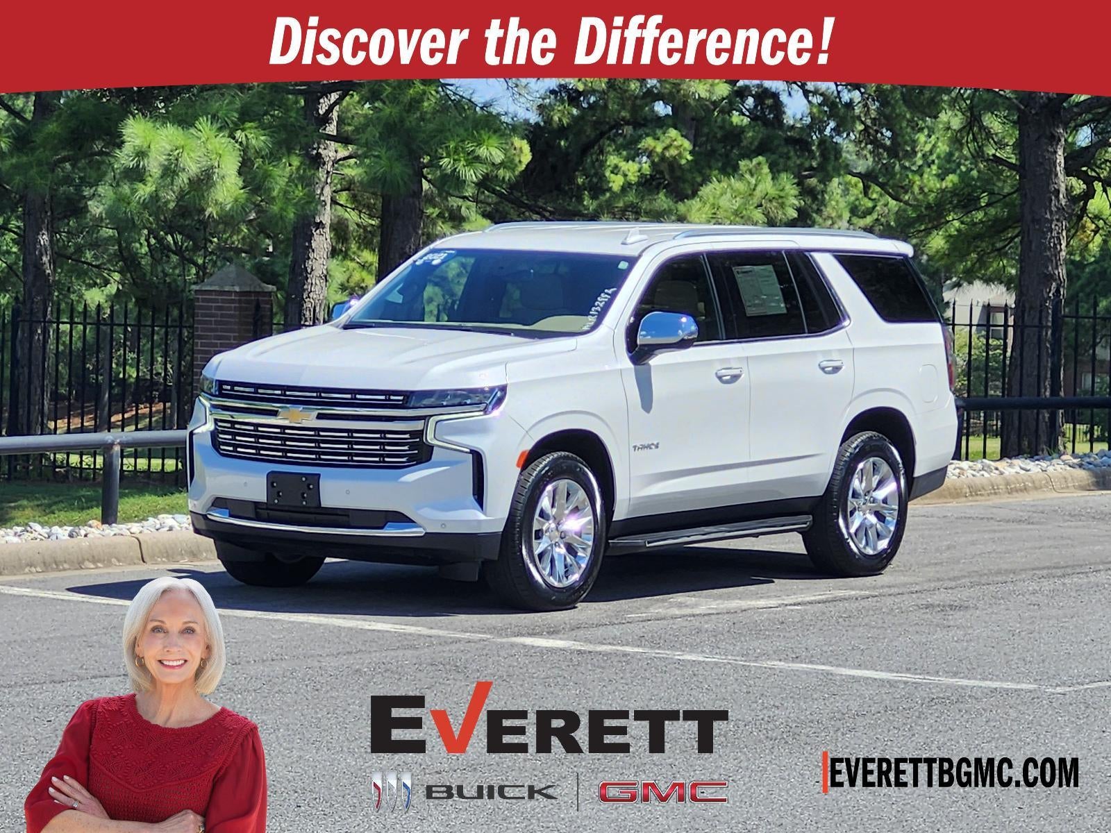 White (Iridescent Pearl Tricoat) 2021 Chevrolet Tahoe SUV / Crossover Four-Wheel Drive Automatic