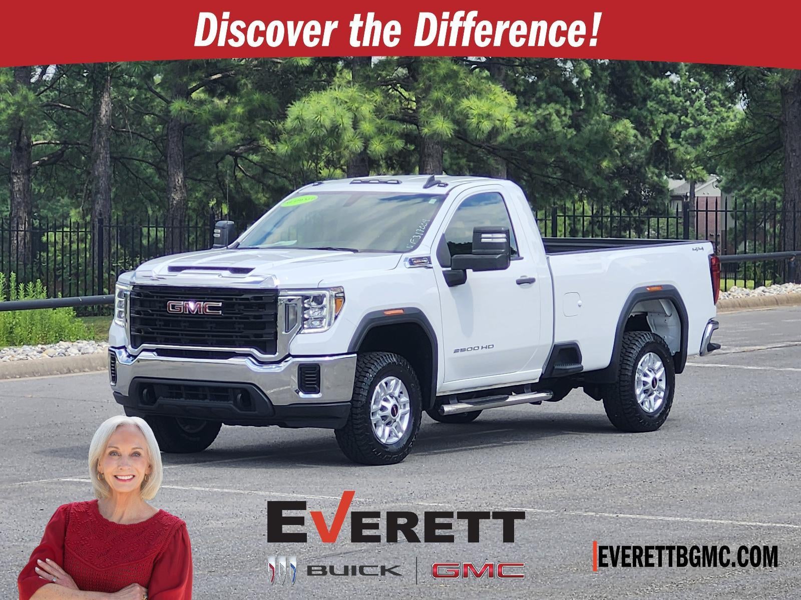 Summit White 2022 GMC Sierra 2500HD Pickup Truck Four-Wheel Drive Automatic