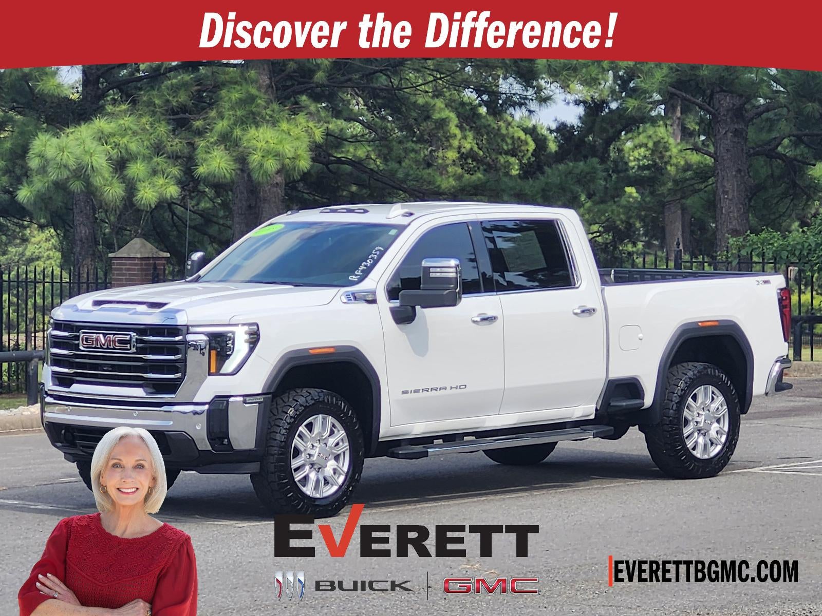Summit White 2024 GMC Sierra 2500HD Pickup Truck Four-Wheel Drive Automatic