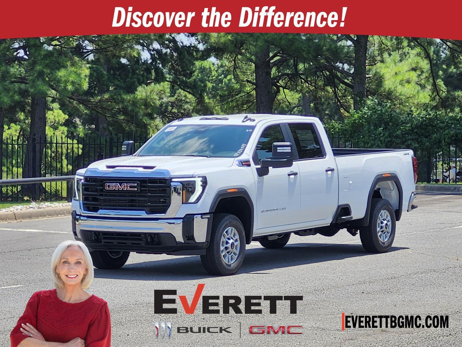 Summit White 2026 GMC Sierra 2500HD Pickup Truck Four-Wheel Drive Automatic