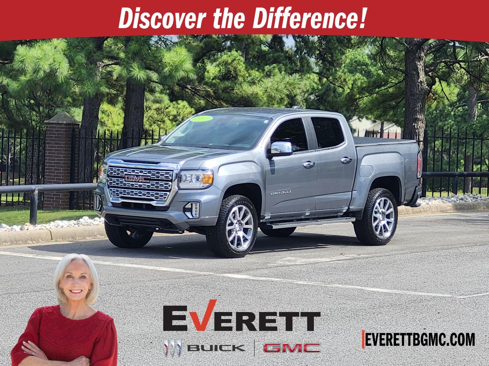 Gray (Satin Steel Metallic) 2022 GMC Canyon Pickup Truck Four-Wheel Drive Automatic