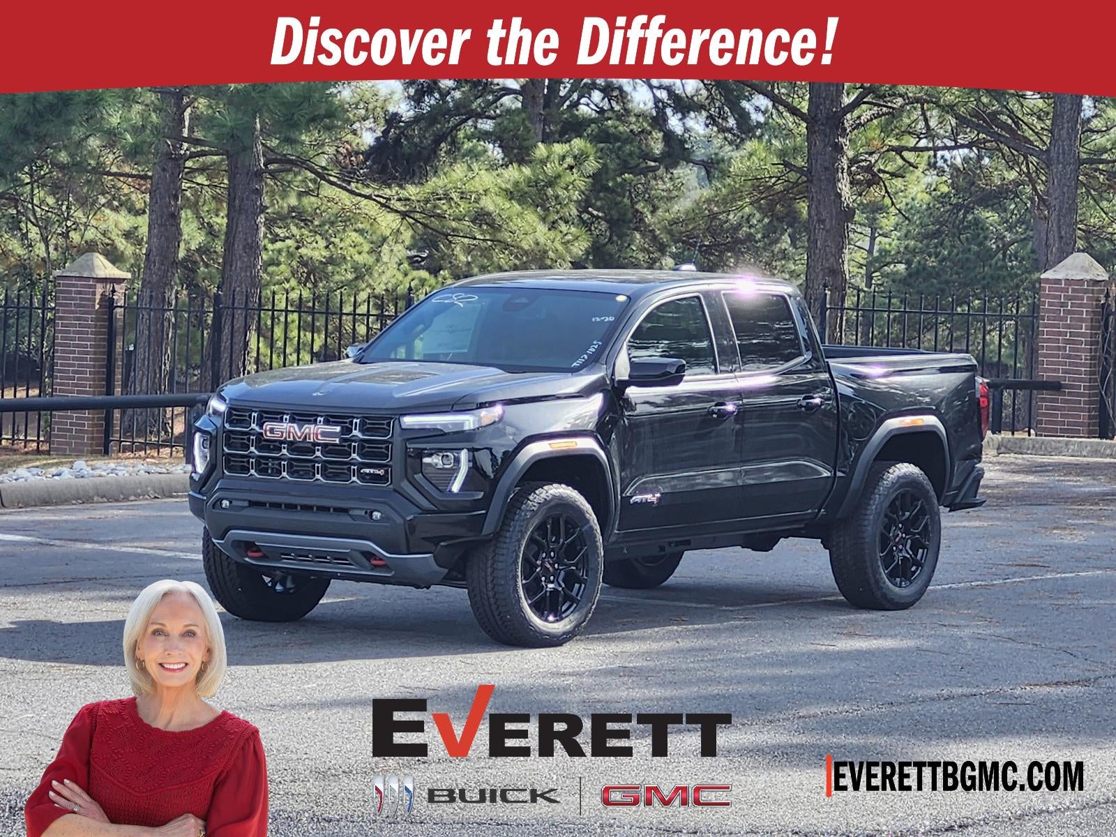 Onyx Black 2026 GMC Canyon Pickup Truck Four-Wheel Drive Automatic