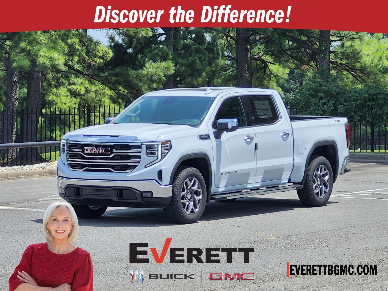 Glacier White Tricoat 2026 GMC Sierra 1500 Pickup Truck Four-Wheel Drive Automatic