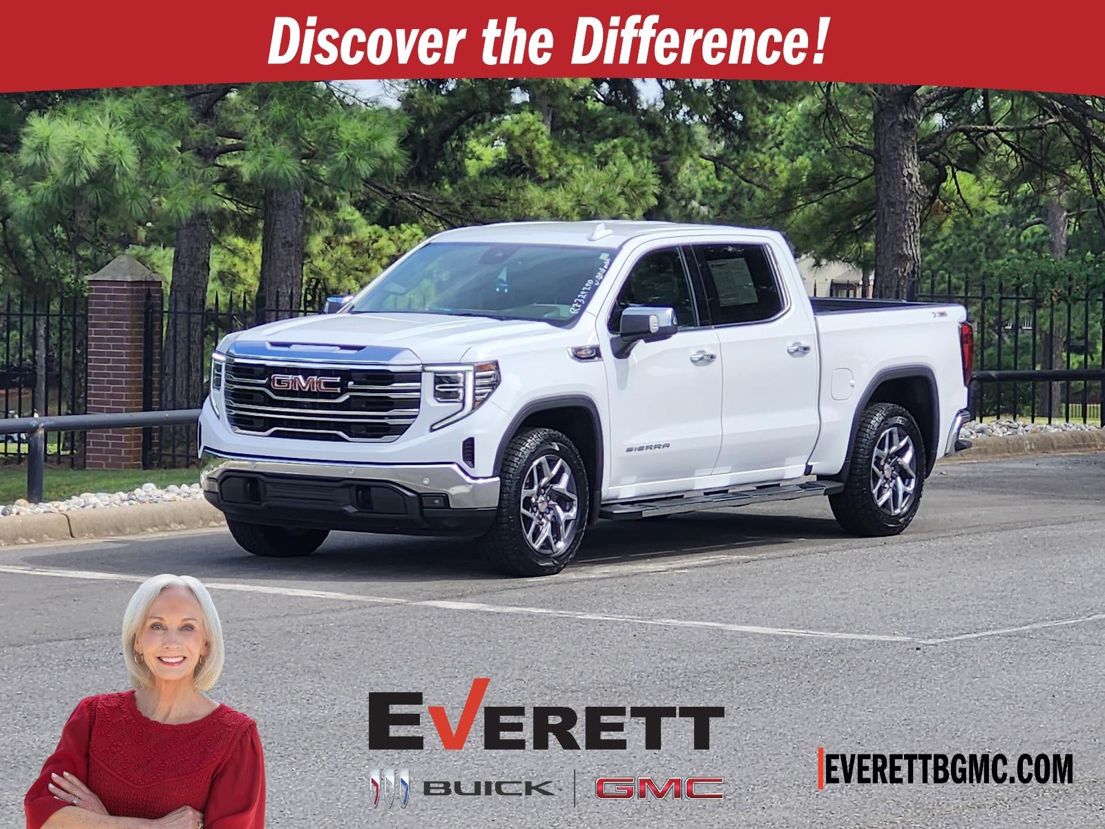 Summit White 2024 GMC Sierra 1500 Pickup Truck Four-Wheel Drive Automatic