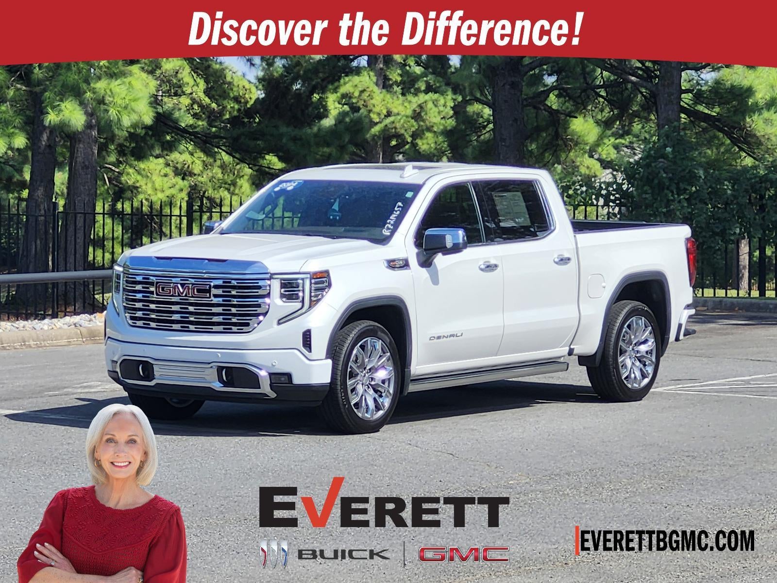White Frost Tricoat 2024 GMC Sierra 1500 Pickup Truck Four-Wheel Drive Automatic