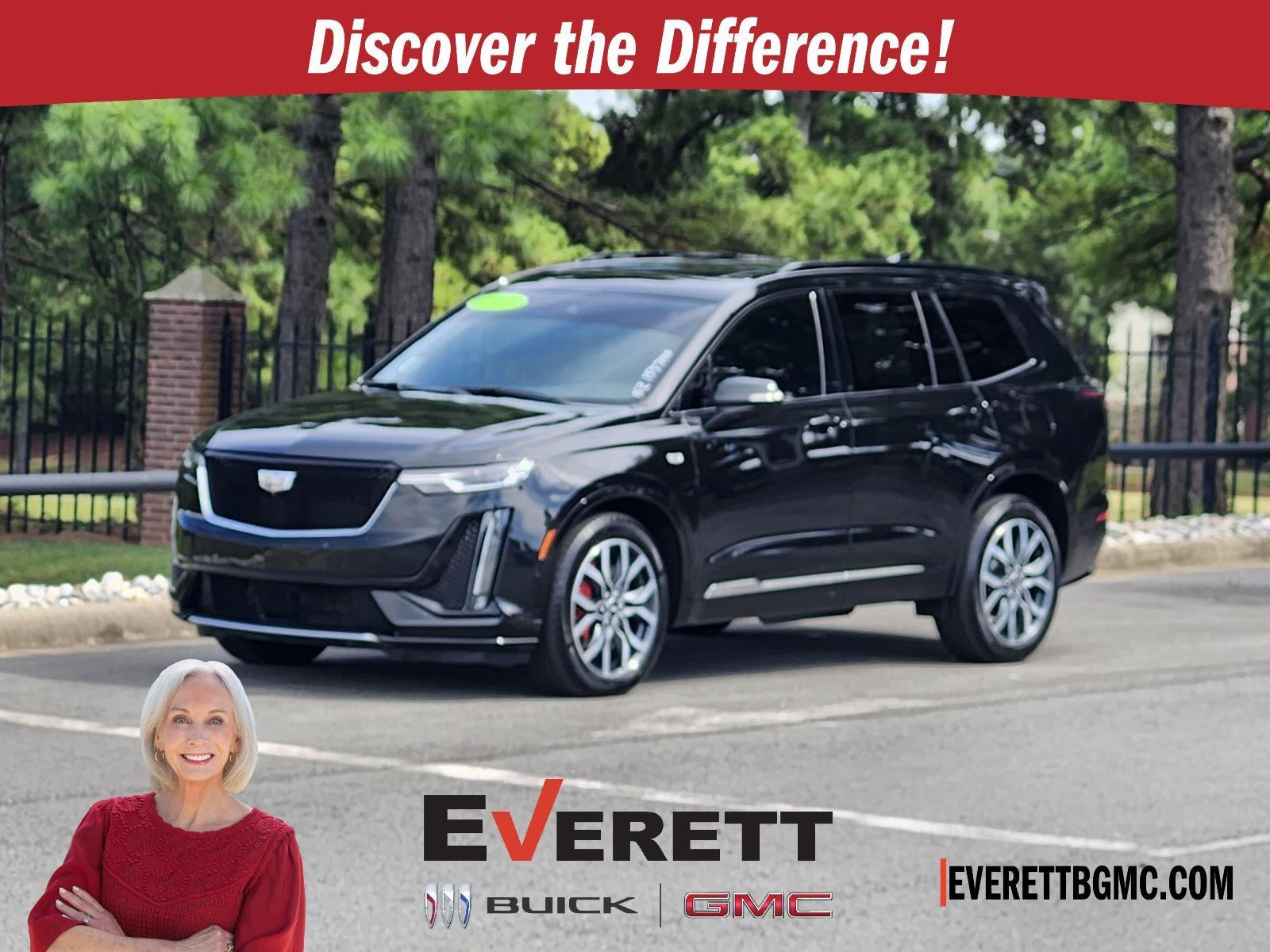 Stellar Black Metallic 2022 Cadillac XT6 SUV / Crossover Four-Wheel Drive Automatic