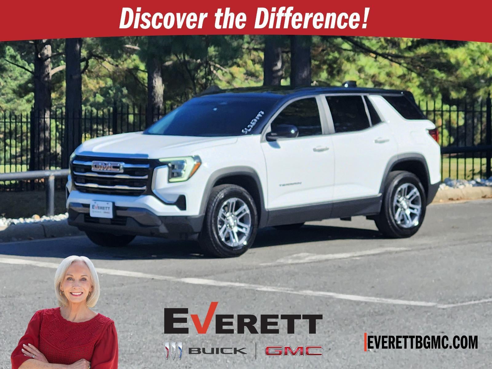 Summit White 2025 GMC Terrain SUV / Crossover Four-Wheel Drive Automatic