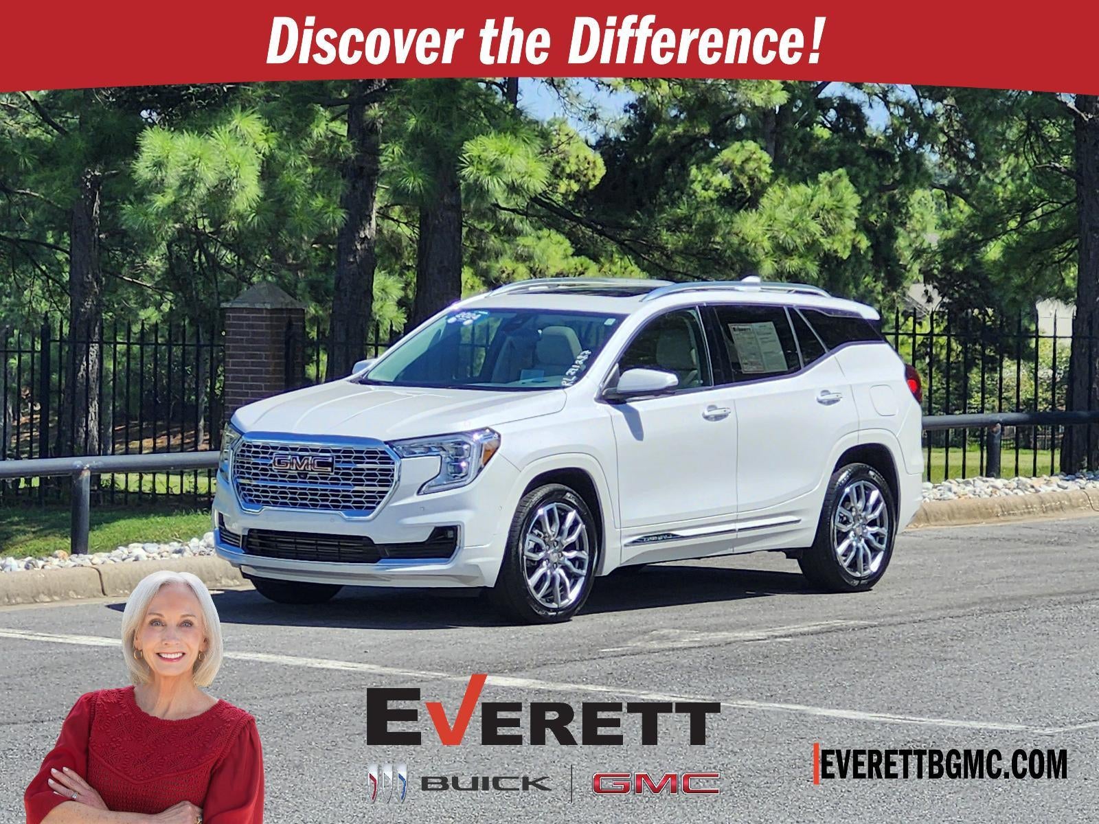 White Frost Tricoat 2024 GMC Terrain SUV / Crossover All-Wheel Drive Automatic