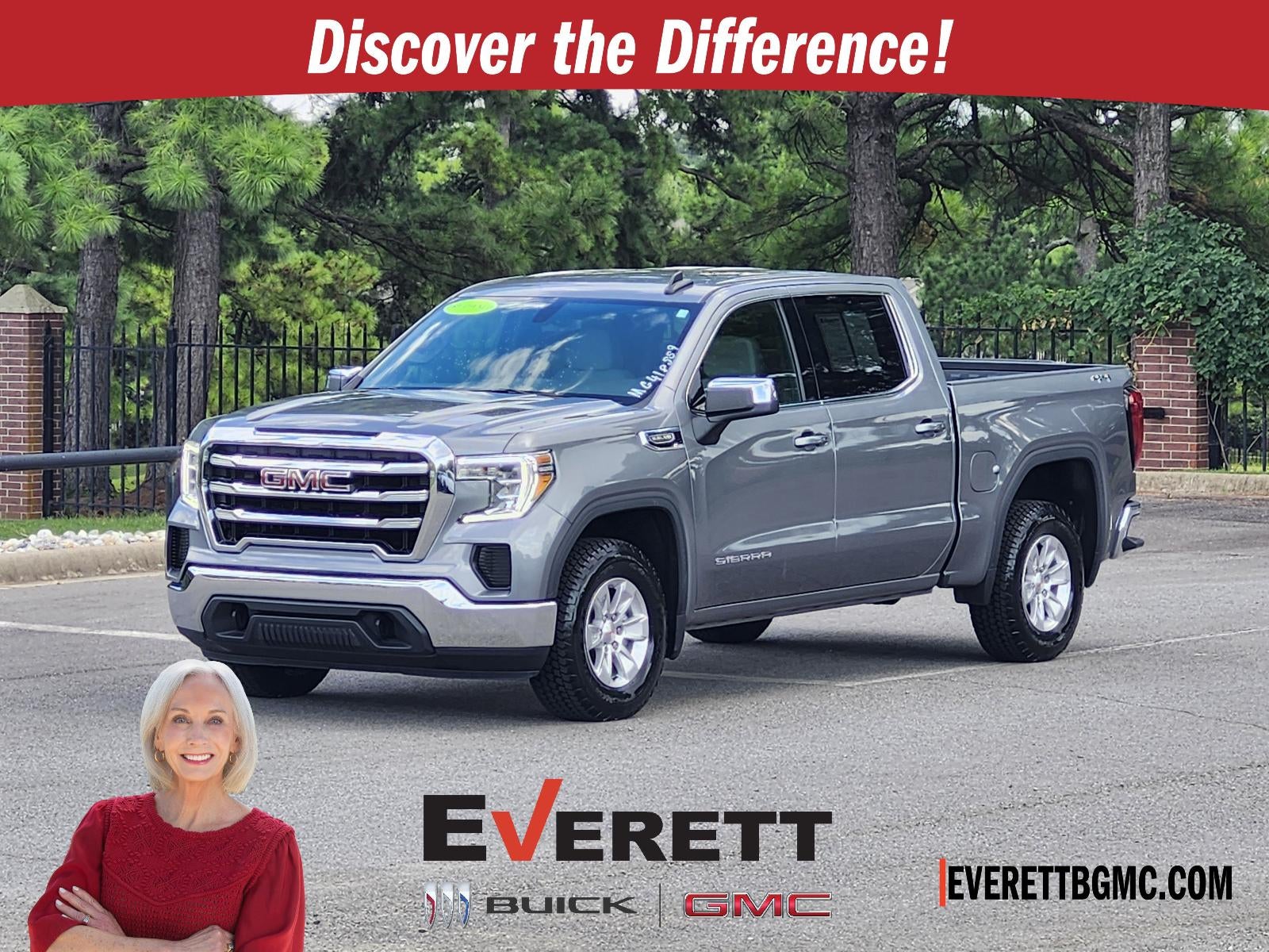Gray (Satin Steel Metallic) 2021 GMC Sierra 1500 Pickup Truck Four-Wheel Drive Automatic