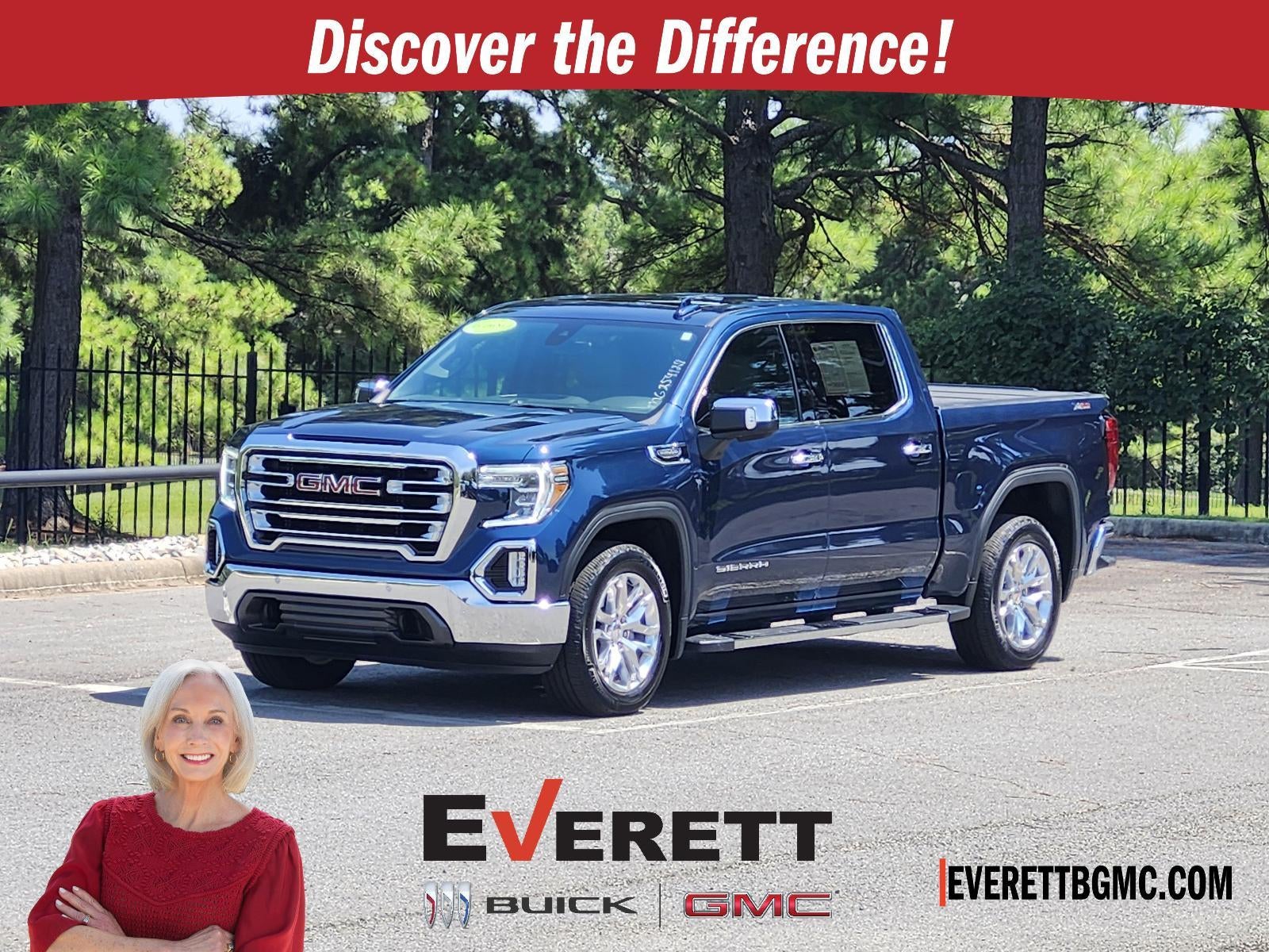 Pacific Blue Metallic 2021 GMC Sierra 1500 Pickup Truck Four-Wheel Drive Automatic