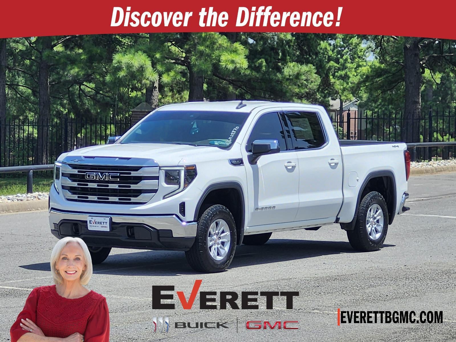 Summit White 2024 GMC Sierra 1500 Pickup Truck Four-Wheel Drive Automatic
