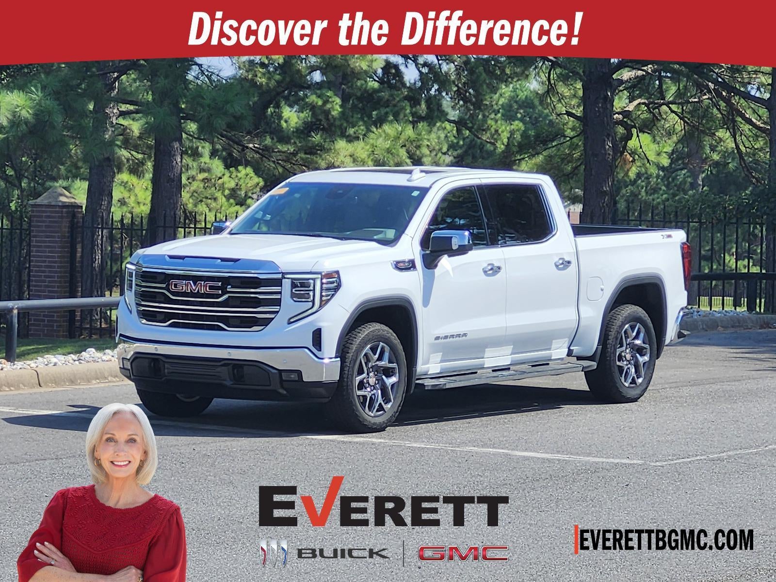 Summit White 2025 GMC Sierra 1500 Pickup Truck Four-Wheel Drive Automatic