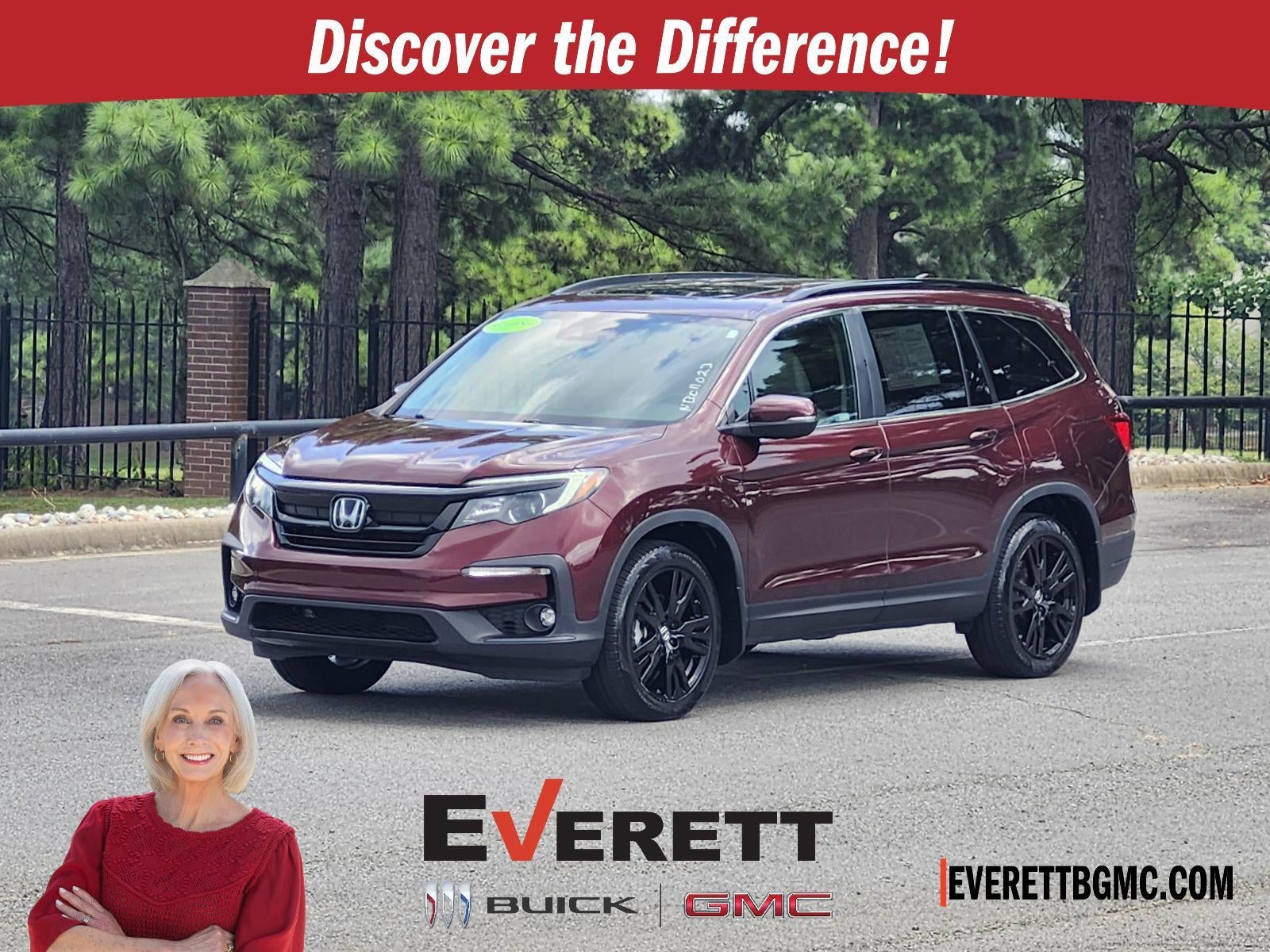 Red 2022 Honda Pilot SUV / Crossover Front-Wheel Drive 9-Speed Automatic Overdrive