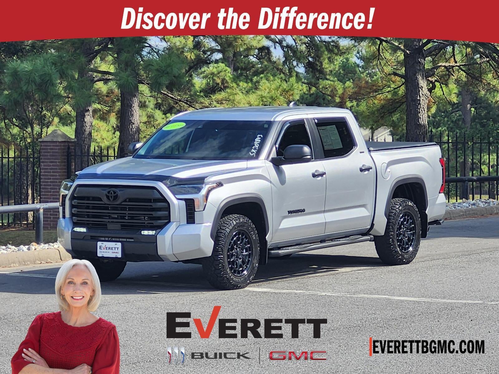 Silver 2025 Toyota Tundra Pickup Truck Four-Wheel Drive Automatic