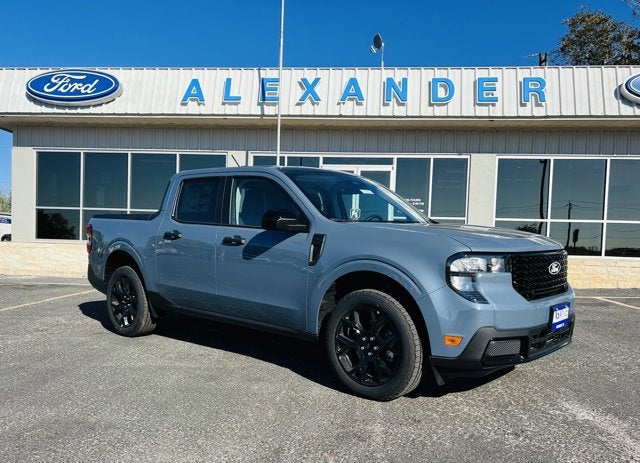 Blue (Azure Gray Metallic Tc) 2025 Ford Maverick Pickup Truck All-Wheel Drive Continuously Variable Transmission