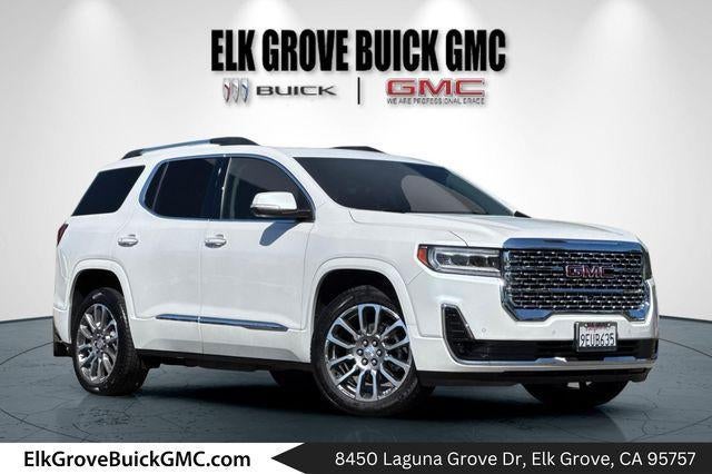 White Frost Tricoat 2023 GMC Acadia SUV / Crossover Four-Wheel Drive Automatic