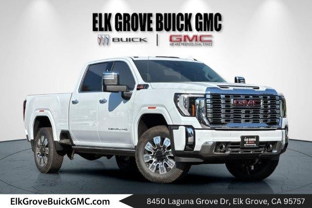 Glacier White Tricoat 2026 GMC Sierra 2500HD Pickup Truck Four-Wheel Drive Automatic