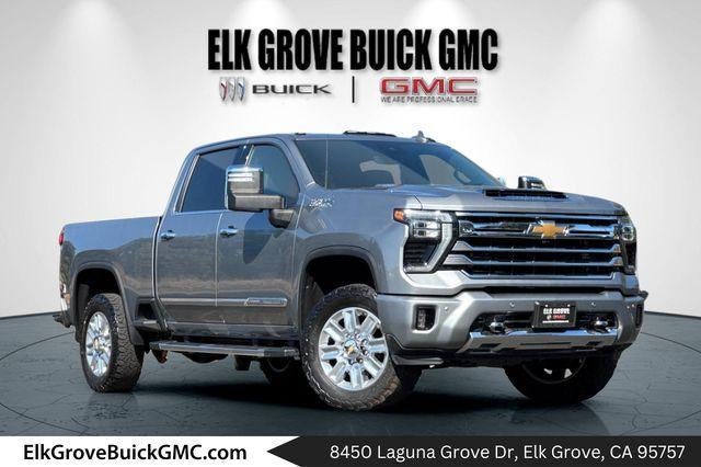 Sterling Gray Metallic 2024 Chevrolet Silverado 3500HD Pickup Truck Four-Wheel Drive Automatic