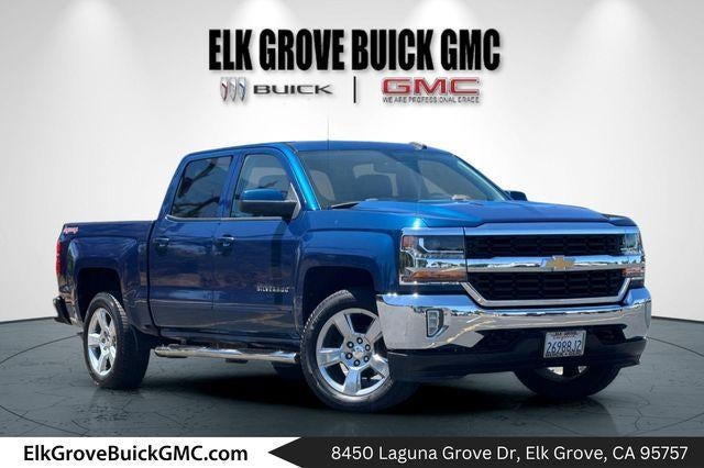 Deep Ocean Blue Metallic 2017 Chevrolet Silverado 1500 Pickup Truck Four-Wheel Drive Automatic