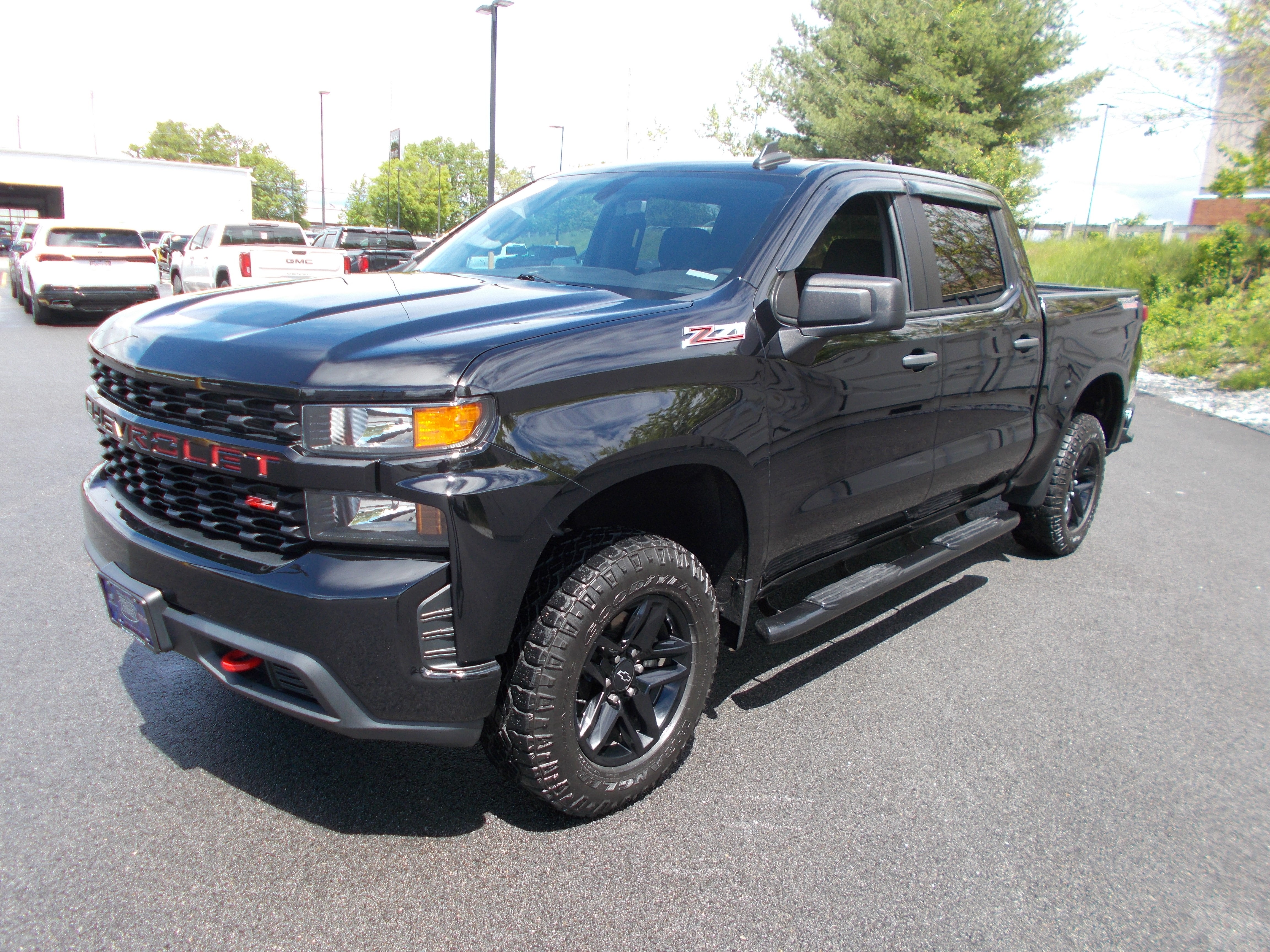 Black 2021 Chevrolet Silverado 1500 Pickup Truck Four-Wheel Drive Automatic